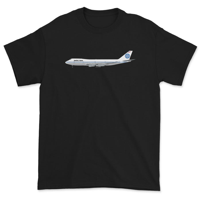 Pan Am Boeing 747 Unisex T-Shirt - Black