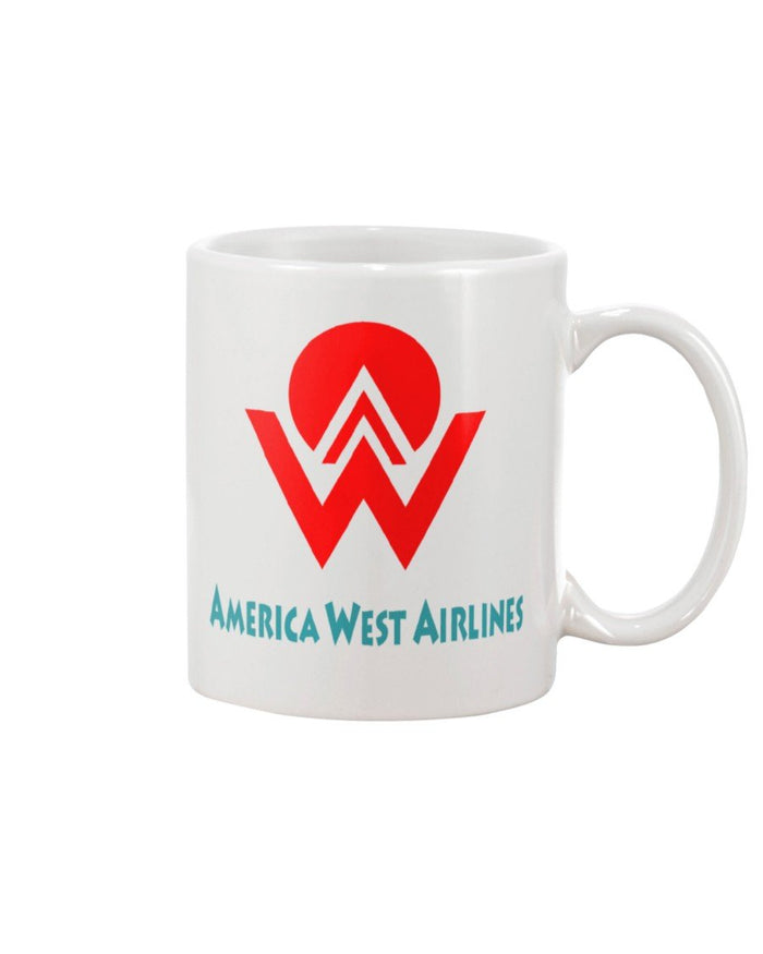 America West Airlines Coffee Mug - White