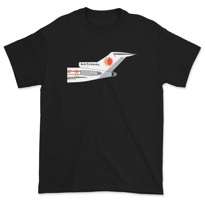 National Airlines Boeing 727 Tail Section Unisex T-Shirt - Black