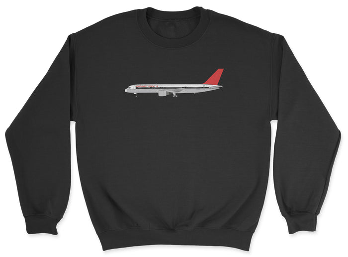 Northwest Orient Airlines Boeing 757 Unisex Sweatshirt - Black