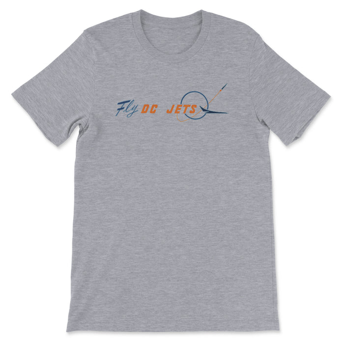Fly DC Jets Sign Unisex T-Shirt - Athletic Heather