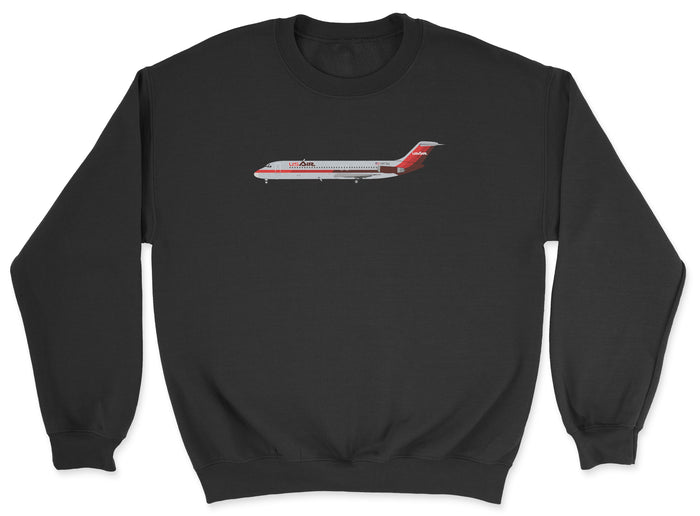 USAir McDonnell Douglas DC-9 Unisex Sweatshirt - Black