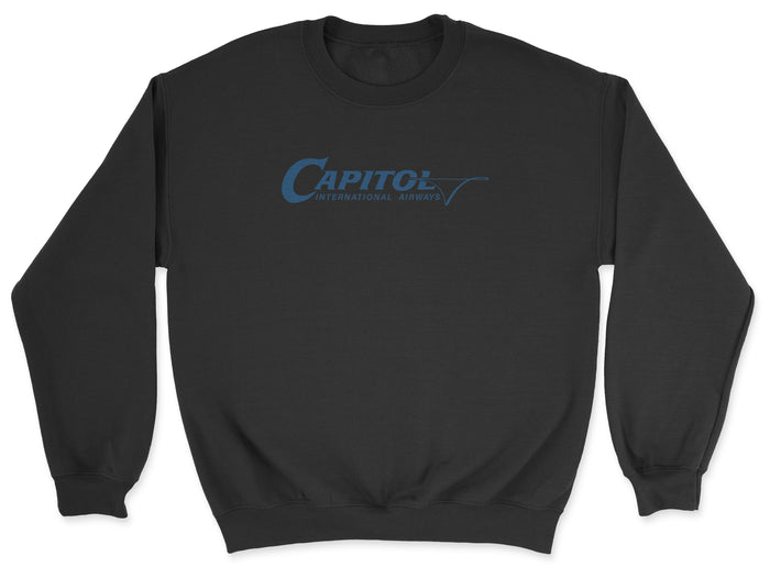 Capitol International Airways Unisex Sweatshirt - Black
