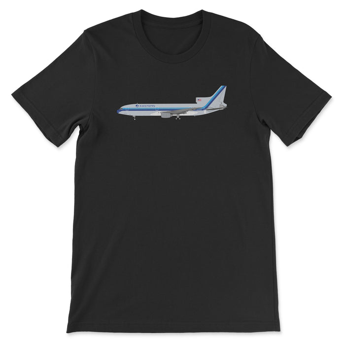 Eastern Airlines Lockheed L-1011 Tristar Unisex T-Shirt - Black