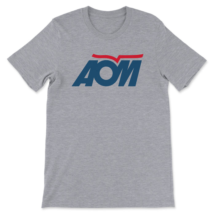 AOM French Airlines Unisex T-Shirt - Athletic Heather