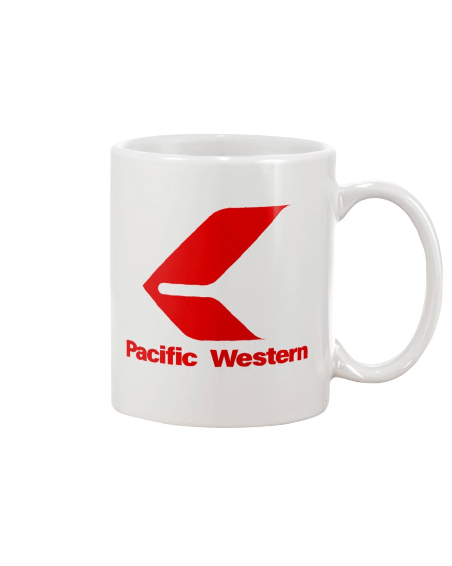 Pacific Western Airlines Coffee Mug - White