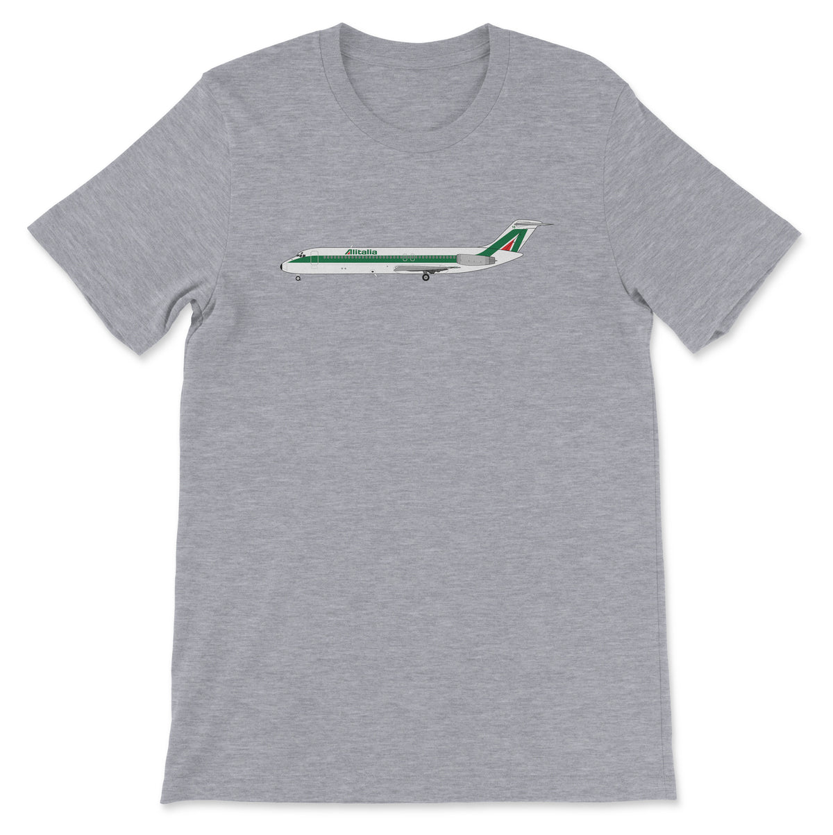 Alitalia McDonnell Douglas DC-9 Unisex T-Shirt - Athletic Heather