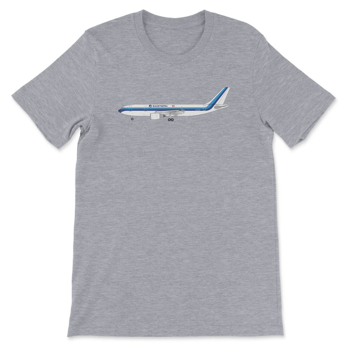 Eastern Airlines Airbus A300 Unisex T-Shirt - Athletic Heather
