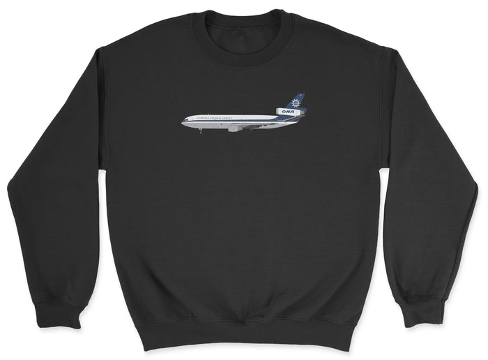 ONA McDonnell Douglas DC-10 Unisex Sweatshirt - Black