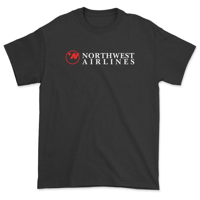 Northwest Airlines Unisex T-Shirt - Black