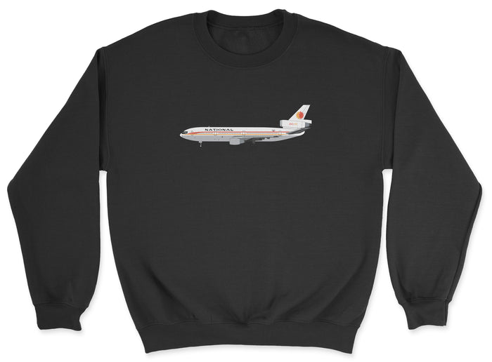 National Airlines Mcdonnell Douglas DC-10 Unisex Sweatshirt - Black