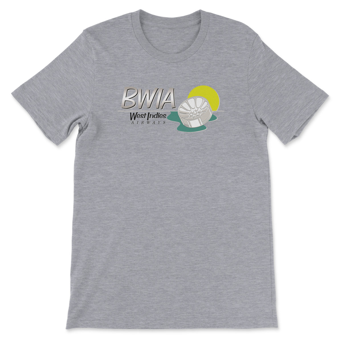 BWIA West Indies Airways Unisex T-Shirt - Athletic Heather
