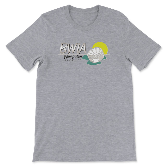 BWIA West Indies Airways Unisex T-Shirt - Athletic Heather