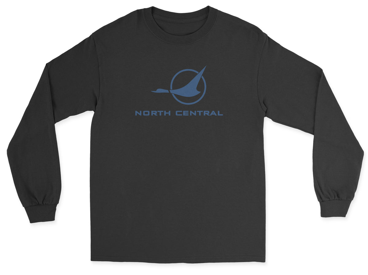 North Central Airlines Unisex Long Sleeve T-Shirt - Black