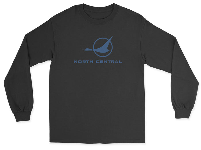 North Central Airlines Unisex Long Sleeve T-Shirt - Black