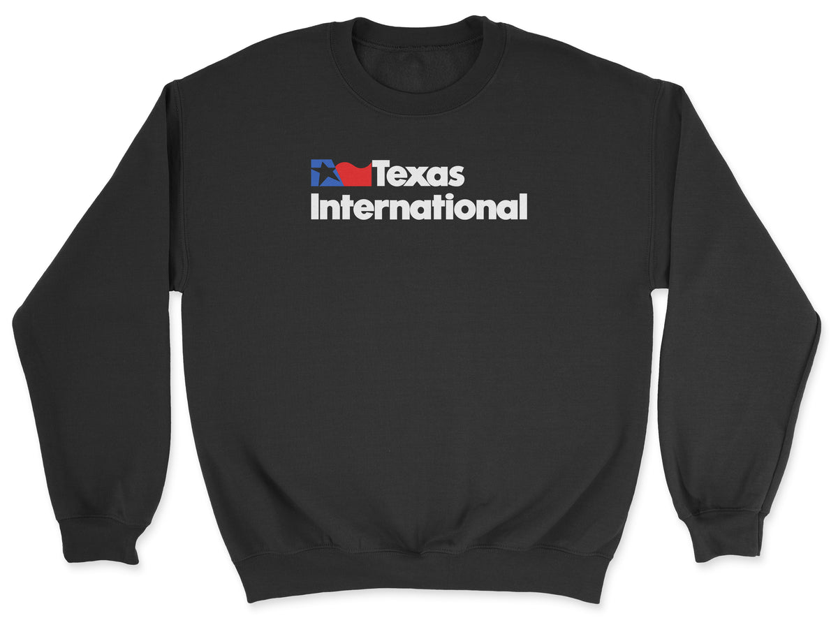Texas International Airlines Unisex Sweatshirt - Black
