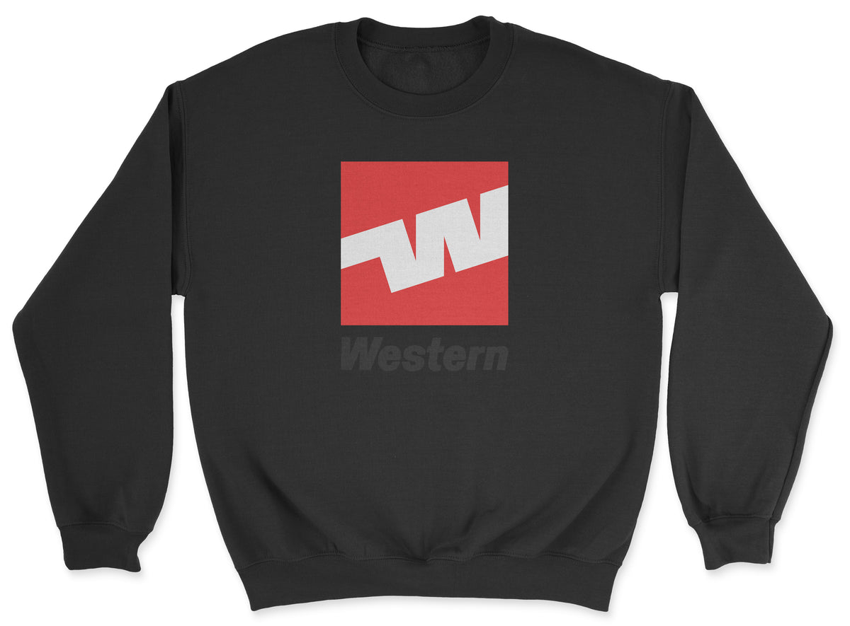 Western Airlines Unisex Sweatshirt - Black