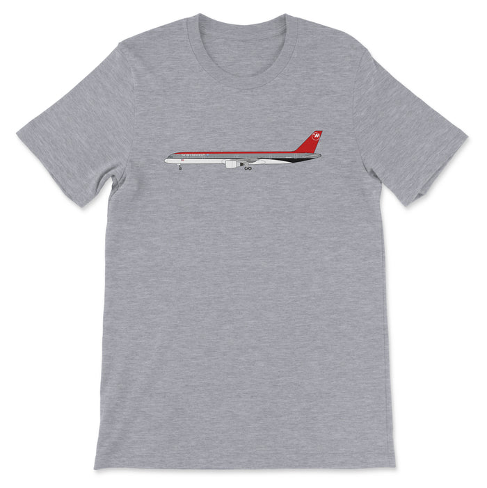 Northwest Airlines Boeing 757 Unisex T-Shirt - Athletic Heather