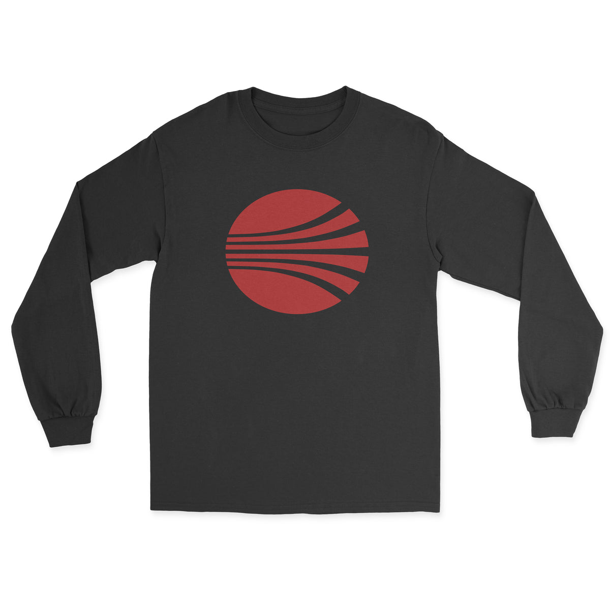 Continental Airlines Unisex Long Sleeve T-Shirt - Black