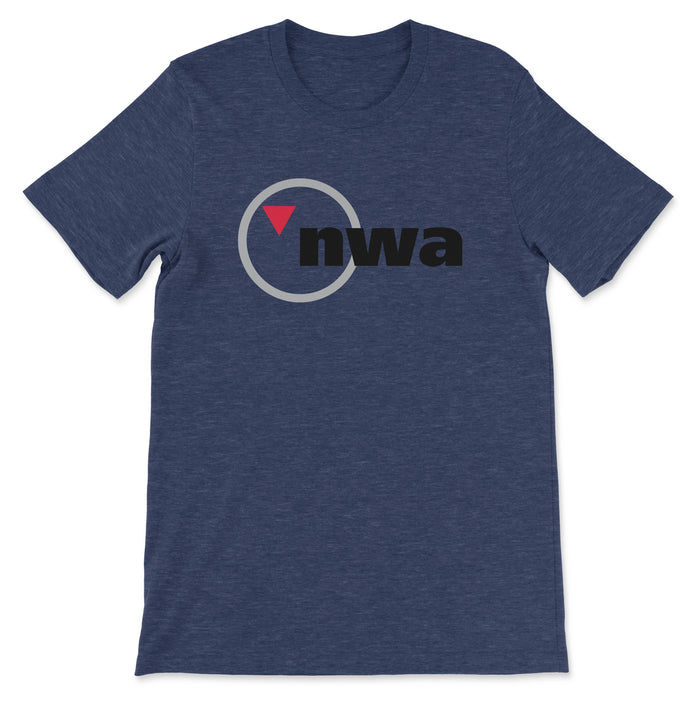 Northwest Airlines Unisex T-Shirt - Heather Navy