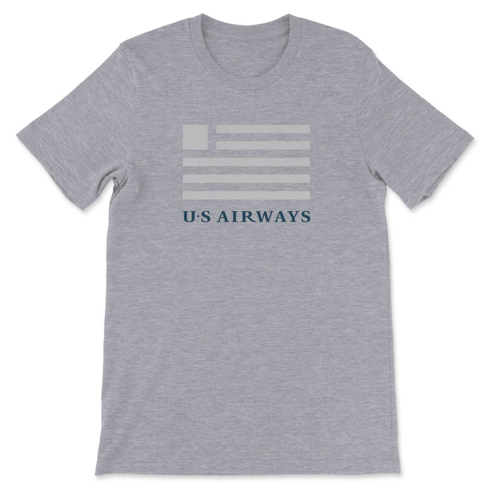US Airways Unisex T-Shirt - Athletic Heather
