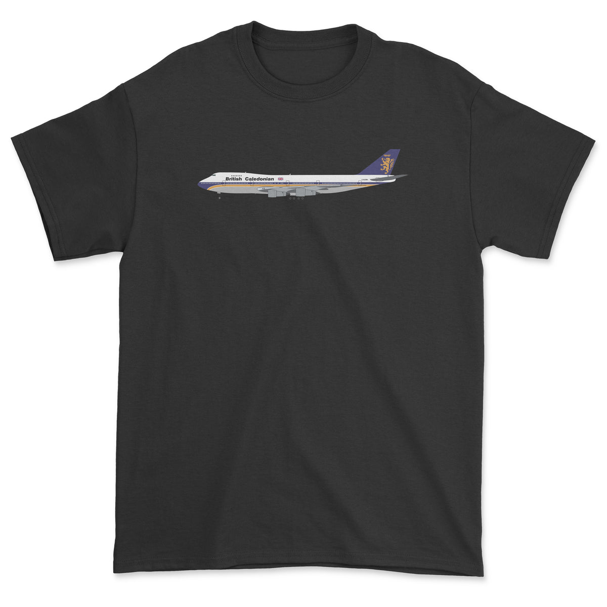 British Caledonian Boeing 747 Unisex T-Shirt - Black