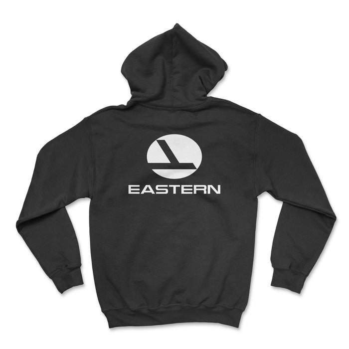 Eastern Airlines Unisex Hoodie printed on the back - Black